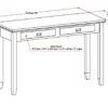 Artisan - Console Sofa Table - Russet Brown - Image 2
