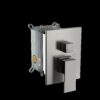 Dual Shower Head System With Rough In Valve, 10" Square Design - Brushed Nickel - Image 9