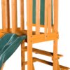 Outdoor Swing Set 3 In 1 With Slide, 2 Swings, And Climber - Green - Image 24