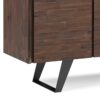 Lowry - Large 4 Door Sideboard Buffet - Distressed Charcoal Brown - Image 5