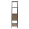 Darley - 3 Shelf Bookcase With Storage Cabinet - Gray - Image 4