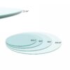 20" Round Tempered Glass Table Top Clear Glass 1 / 4" Thick Round Polished Edge - Transparent - Image 4