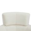360 Degree Swivel Accent Barrel Chair With Adjustable Headrest Berber Fleece For Living Room, Bedroom, Office - Cream - Image 17