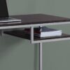 Computer Desk For Home Office, Laptop, Contemporary & Modern - Espresso - Image 2
