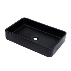 Rectangular Vessel Bathroom Sink - Black