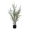 44" Tall, Artificial Plant, Eucalyptus Tree, Indoor, Faux, Fake, Floor, Greenery, Potted, Real Touch, Decorative - Green / Black - Image 6