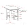 Redmond - End Table - Rustic Natural Aged Brown - Image 9