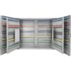 400 Key Adjustable Key Cabinet With Key Lock - Gray - Image 5