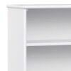 Draper - Mid Century Low Bookcase - White - Image 5