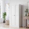 Metal Kitchen Pantry Cabinet With Adjustable Storage And 4 Heavy Duty Shelves - White - Image 5