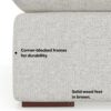 Jasmine - Corner Sofa Module - Gray - Image 11