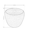 Preston - Metal Side Table - Antique Silver - Image 9