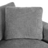 Oversized Chaise, Lounge Chair Classic Design, Soft Fabric, Durable Frame With Solid Wood Legs - Gray - Image 10