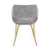 Margarite - Contemporary Dining Chair (Set of 2) - Gold / Gray - Image 5