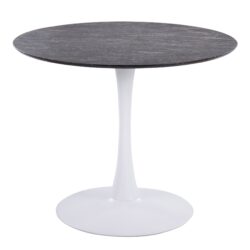 Pebble - Modern Table - White / Black