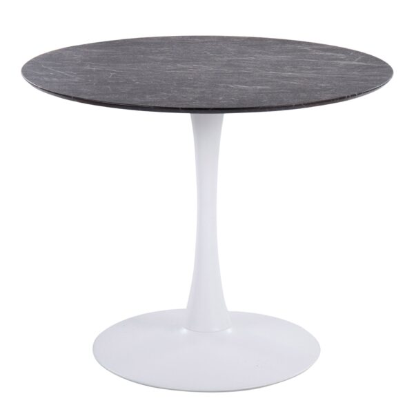 Pebble - Modern Table - White / Black
