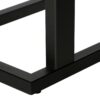 Accent Table, C - Shaped, Contemporary Convenient Design - Gray - Image 7