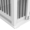 Large Dog Crate, Water Resistant Indoor Pets Furniture Double Dog Crates - Brown White - Image 15