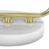 Lighting, Table Lamp, Marble, Contemporary - White - Image 4