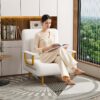 3 In 1 Convertible Folding Sofa Bed With Adjustable Backrest And Pillow - White - Image 8