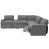 Power Recliner Corner Sofa Home Theater Reclining Sofa Sectional Couches With Storage Box, Cup Holders, USB Ports And Power Socket For Living Room - Dark Gray - Image 18