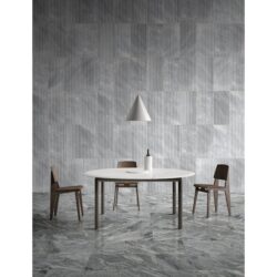 Carrara Marble Marble Marble For Wall Ol Textured 3D Fluted Marble Stone (Set of 4) - Gray