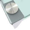 Glass Two Layer Tea Table, Small Round Table, Bedroom Corner Table (Set of 2), Living Room Side Table - White - Image 8
