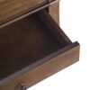 Carlton - Bedside Table - Rustic Natural Aged Brown - Image 5
