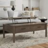 Ela - Lift Top Coffee Table - Smoky Brown - Image 9