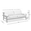 Zara - Dowel Frame Bolster Patio Deep Seating Sofa - Wheat Beige Axroma Olefin - Image 10