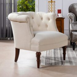 Katherine - Tufted Accent Chair - Sky Neutral Beige