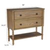 2 Drawer Accent Chest - Natural - Image 3