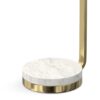 Sylvie - Side Table - White / Gold - Image 8