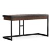 Erina - Desk - Distressed Charcoal Brown - Image 5