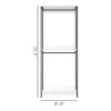 Fiona - Wood And Metal Walk In Closet With 1 Shelf Melamine - White - Image 3