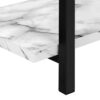 Accent Console Table For Entryway, Contemporary And Modern - White / Gray - Image 7