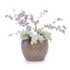 3 Pieces Ceramic Flowerpot, Planter For Patio & Garden Or Windowsills - Antique Yellow - Image 5