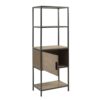 Darley - 3 Shelf Bookcase With Storage Cabinet - Gray - Image 9