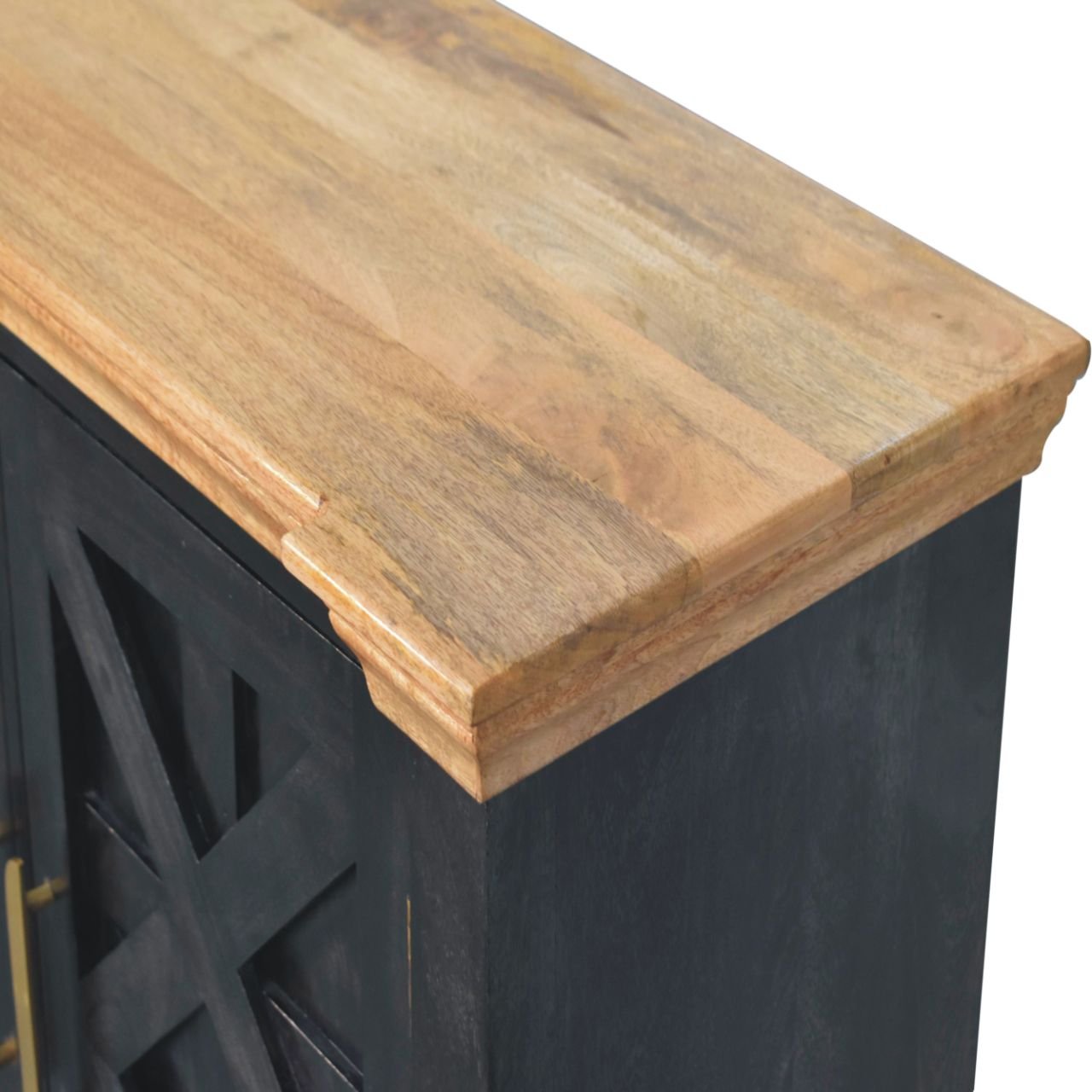 Regal - Rustic Sideboard - Black - Image 7