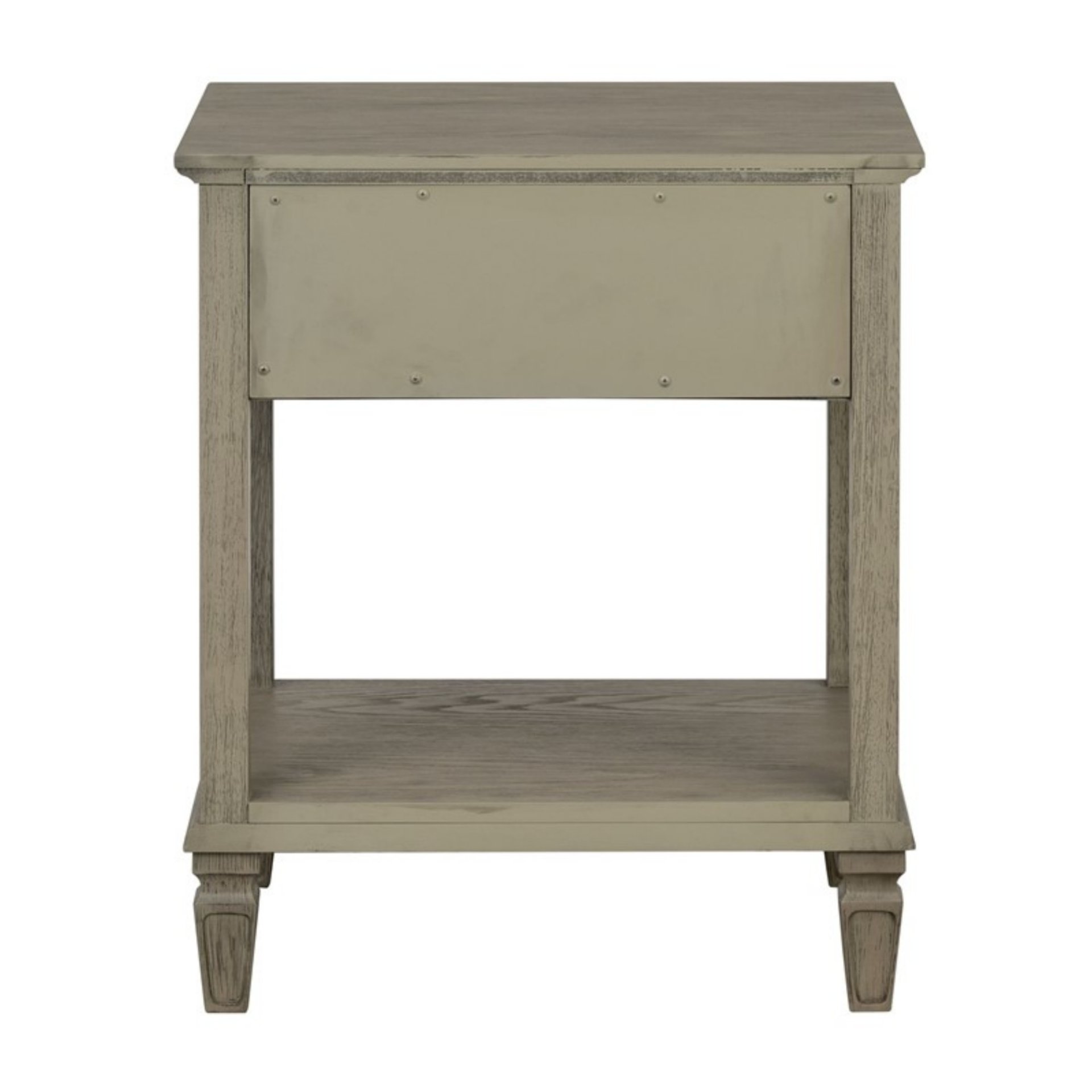 Victoria - Bedside Table With Drawer And Shelf - Gray - Image 7