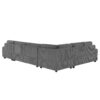 Modern Oversized U Shaped Sectional Sofa With Chaise Lounge - Dark Gray - Image 23