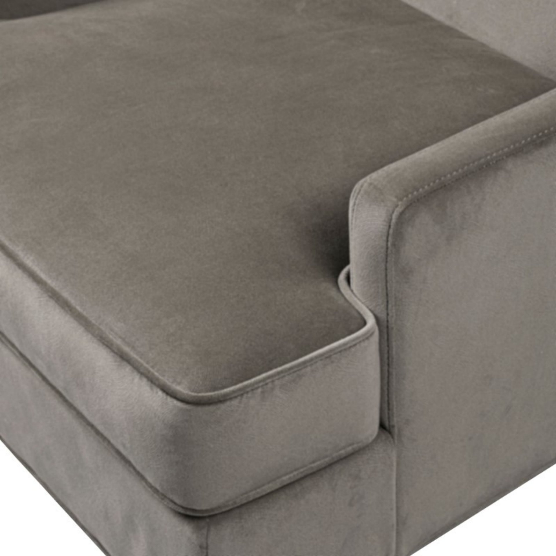 Anna - Accent Arm Chair With Pillow - Light Gray - Image 7