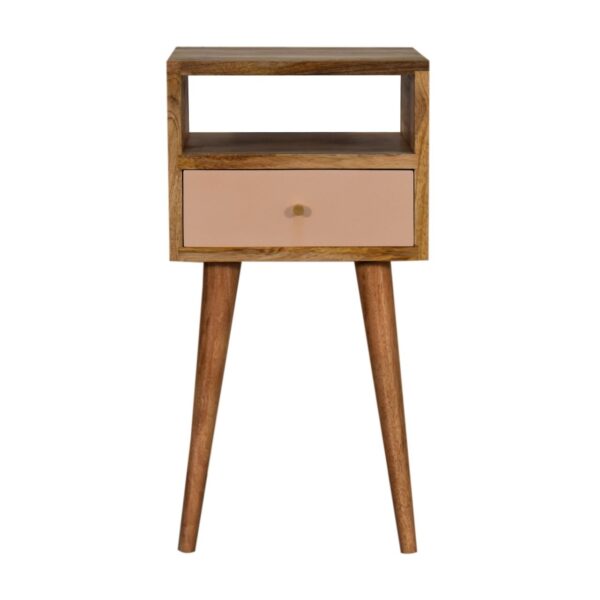 Mini Blush Hand Painted Bedside Table - Blush