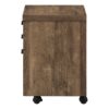 File Cabinet Rolling Mobile Storage Drawers Printer Stand For Office - Brown - Image 3