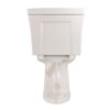 Gloss 2 Piece Toilet With 1.28 Gpf Tornado Flush, Rimless Bowl, Soft Closing Seat - Gloss White - Image 17