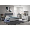 Adelaide - 5 Pieces King Bed With LED Set - Black - Image 2