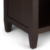 Carlton - Bedside Table - Dark Tobacco Brown - Image 5