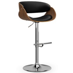 Amery - Adjustable Swivel Bar Stool - Black