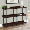 Accent Console Table For Entryway, Contemporary - Espresso - Image 11