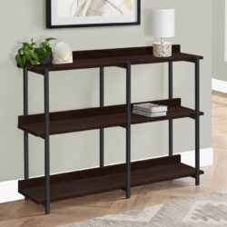 Accent Console Table For Entryway, Contemporary - Espresso